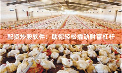 配资炒股软件：助你轻松撬动财富杠杆
